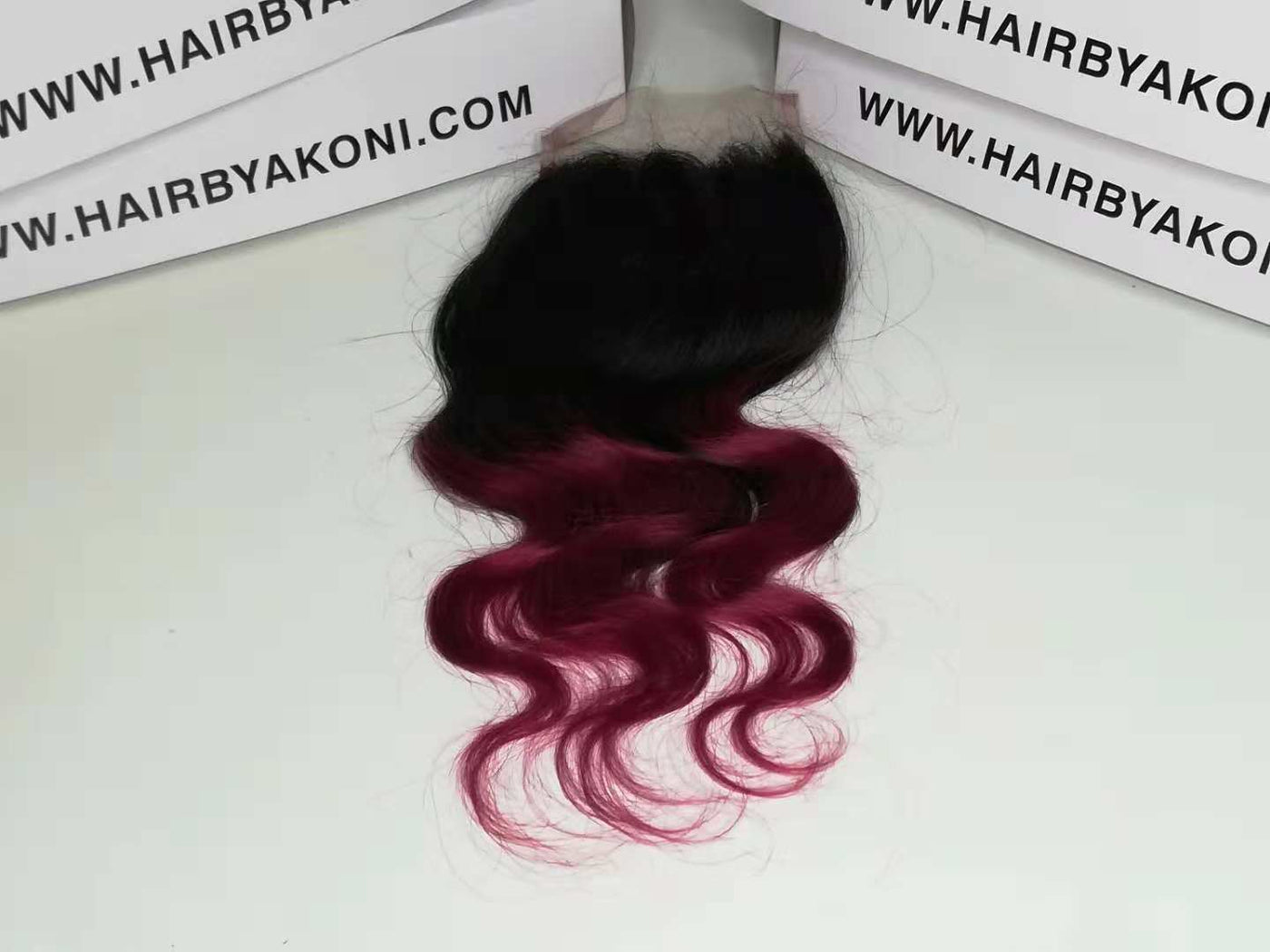 3 Toned Ombre Closure 20" Bundle - Hair By Akoni