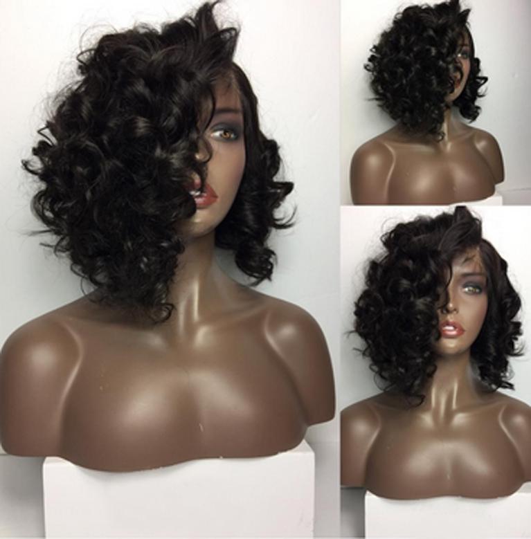 Romantic Curl Bob Full Lace Wig - Hair By Akoni