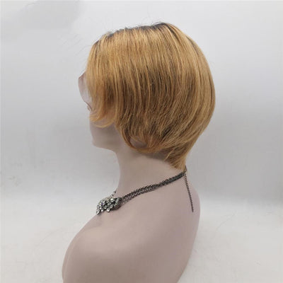 Brown/Blonde Ombre Bob Wig - Hair By Akoni
