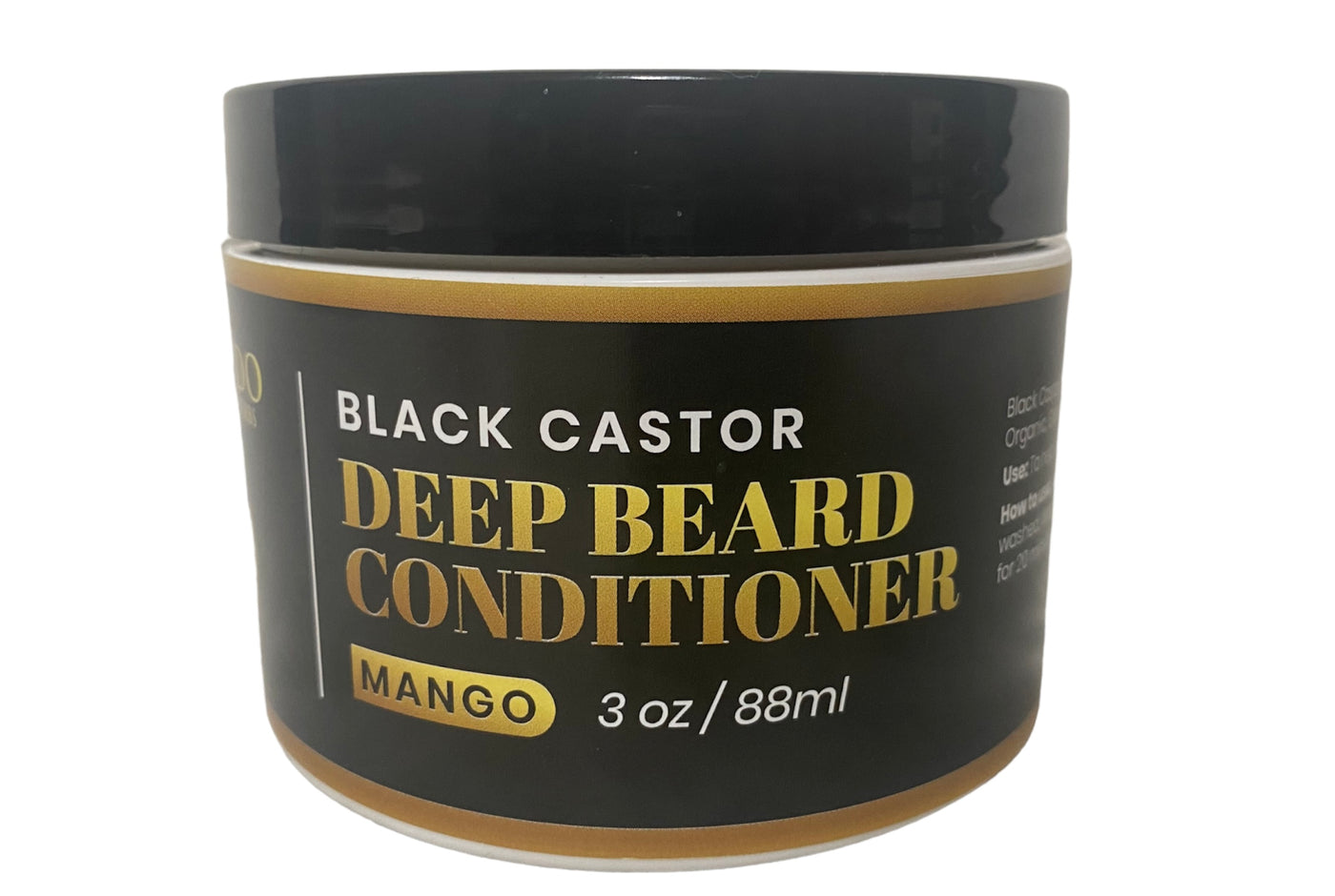 Black Castor Oil Beard Deep Conditioner - Hair By Akoni