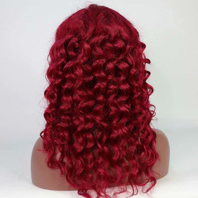 Burgundy Loose Wave Full Lace Wig - Hair By Akoni