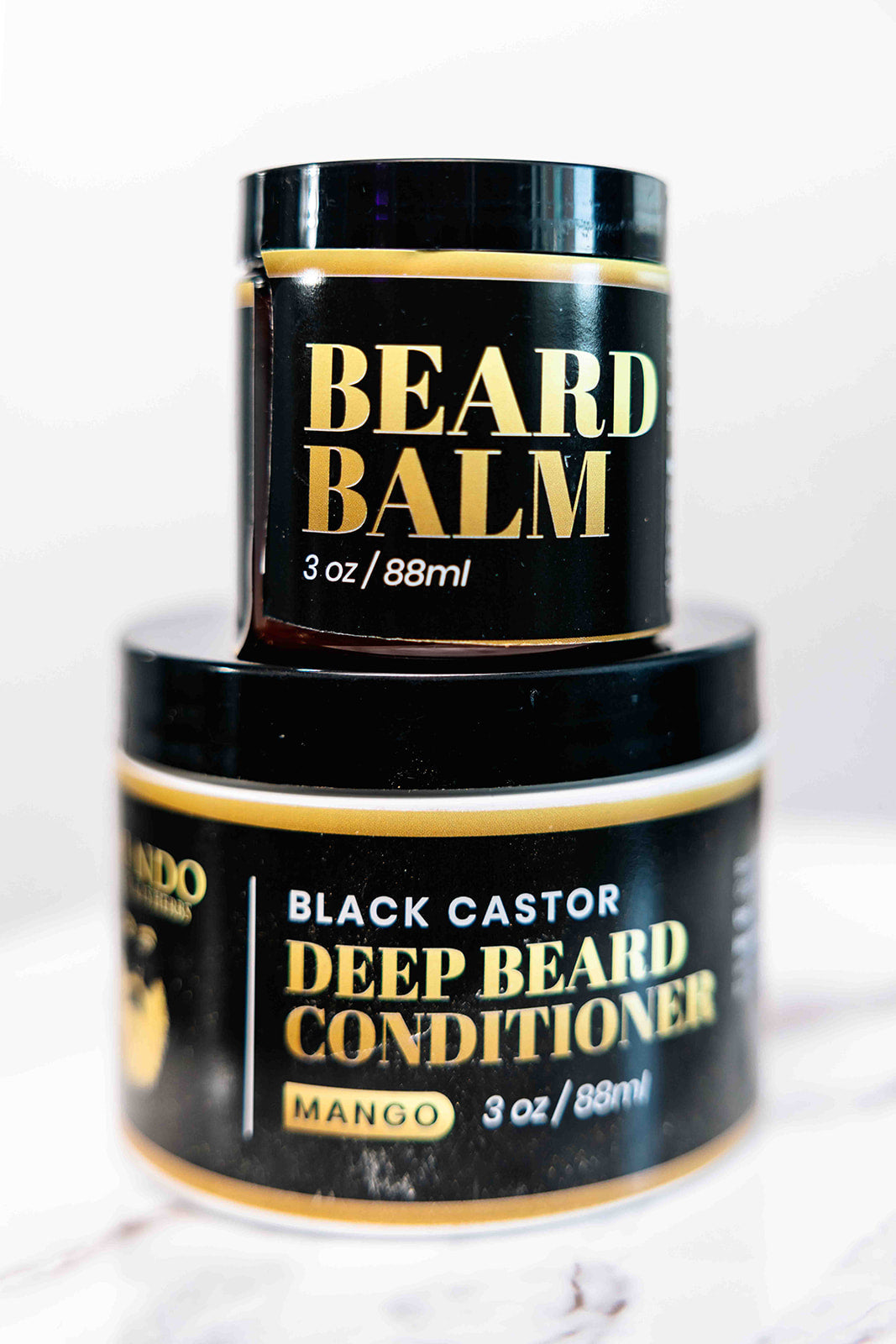 Black Castor Oil Beard Deep Conditioner - Hair By Akoni
