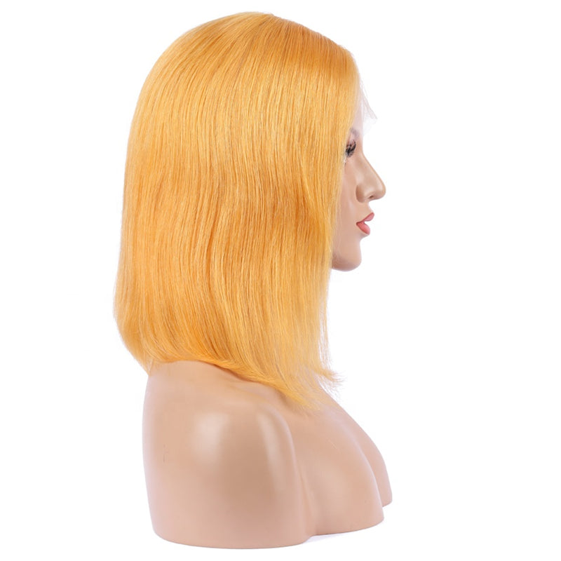 Light Orange Straight Full Lace Wig - Hair By Akoni