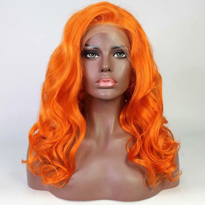 Orange Body Wave Full Lace Wig - Hair By Akoni
