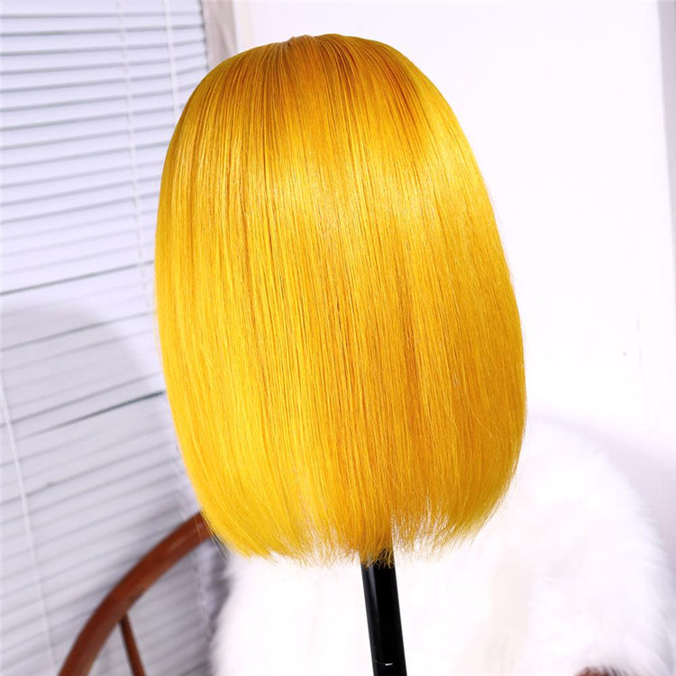 Yellow Straight Full Lace Wig - Hair By Akoni