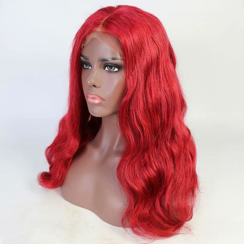 Red Body Wave Full Lace Wig - Hair By Akoni