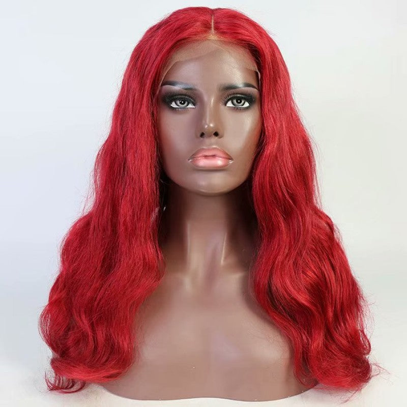 Red Body Wave Full Lace Wig - Hair By Akoni